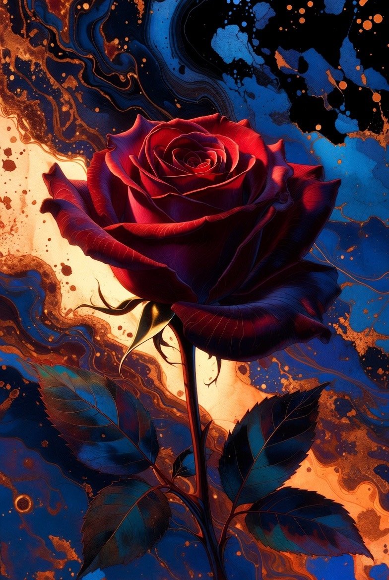 Goodnight 🌙 🌹 A Rose a Day A rose a day reminds the heart to stay— to linger in the warmth of love’s…