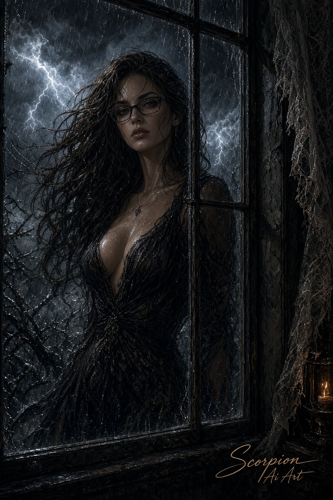 #dailyspark a storm politely waiting outside a window