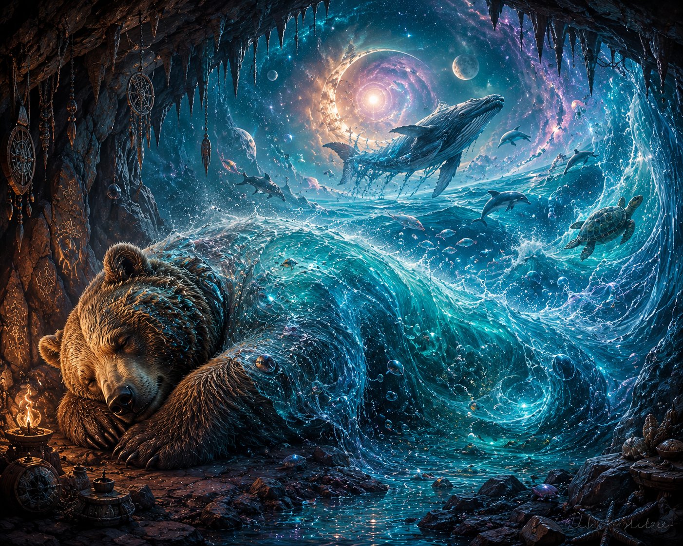 #dailyspark “a bear dreaming of an ocean it never saw”