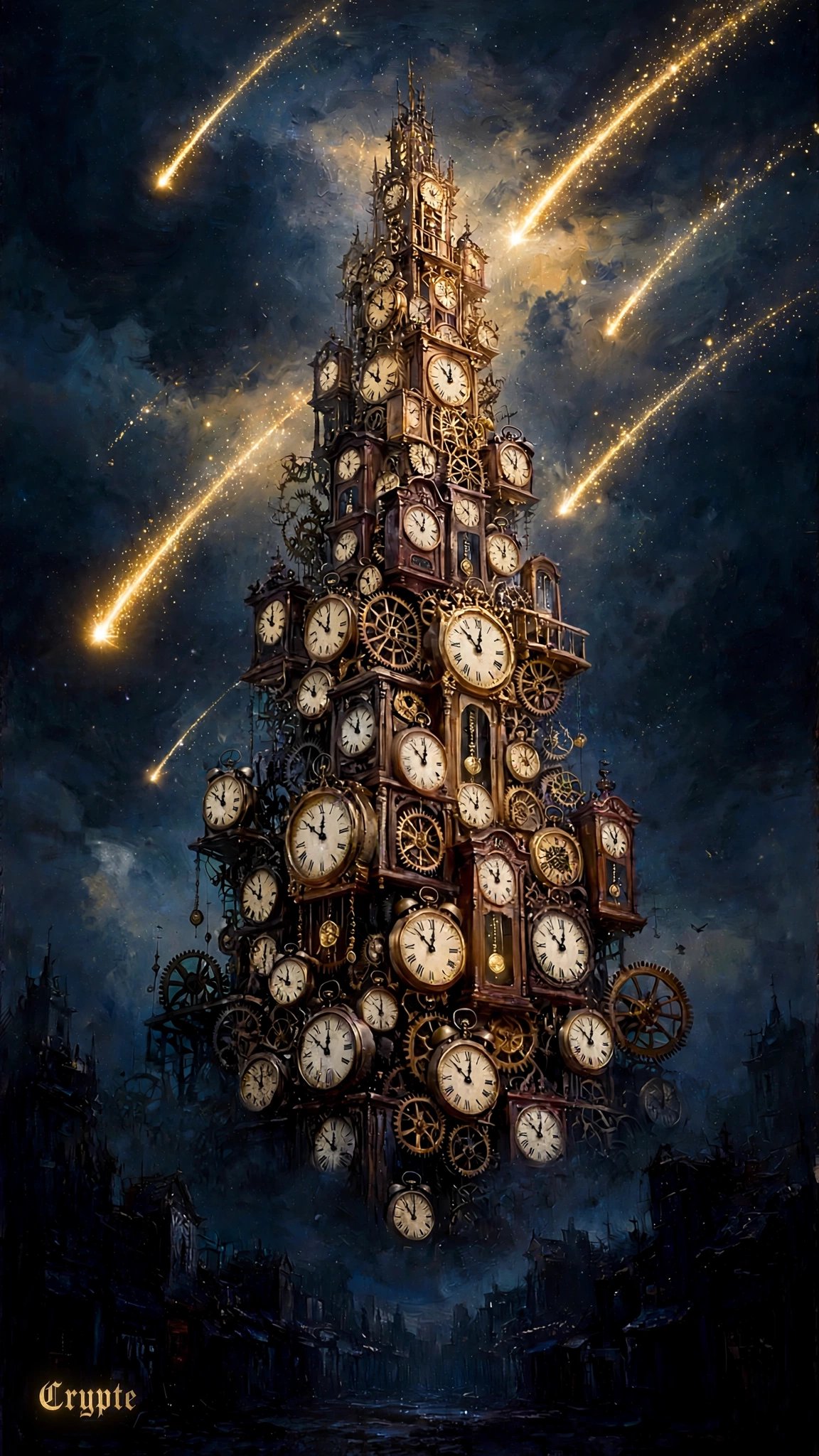 #dailyspark “A tower built from borrowed clocks”🕛